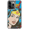 DC Comics Wonder Woman Vintage Profile iPhone 14 Pro Clear Case